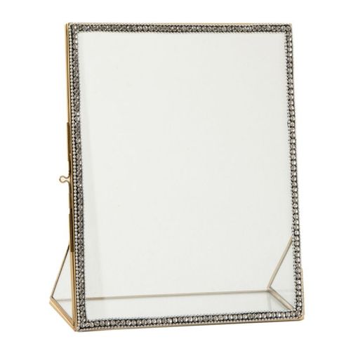 Cadre Photo Métal & Verre "Bijou" 20x25cm Or
