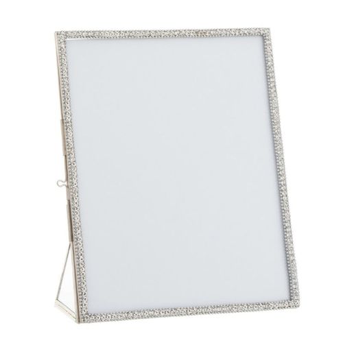 Cadre Photo Métal & Verre "Bijou" 20x25cm Argent