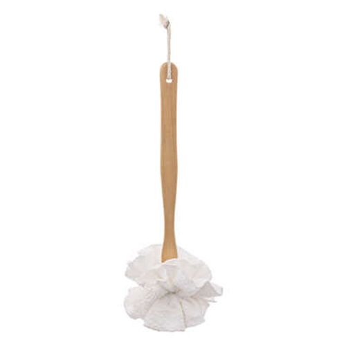 Brosse à Dos & Fleur de Douche "Textile" 40cm Naturel