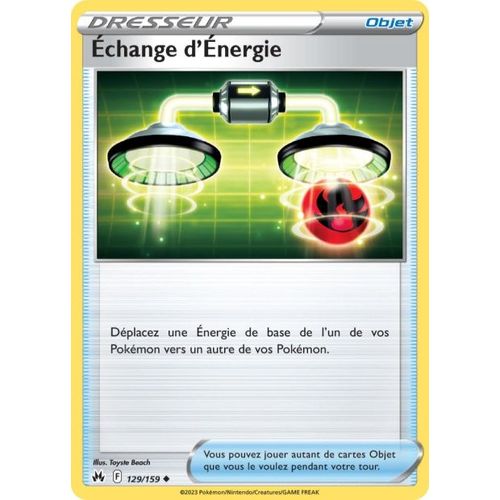 Carte Pokemon - Echange D'energie - 129/159 - Eb12,5 Zenith Supreme -