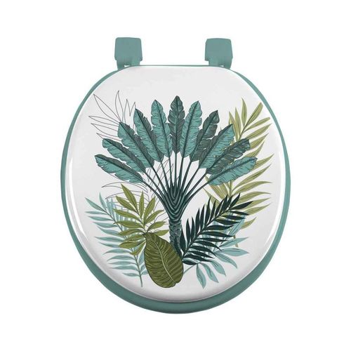 Abattant WC Imprimé "Panazio" 47cm Vert