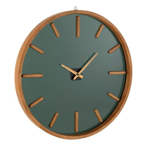 Paris Prix - Horloge Murale Design "creva" 40cm Marron & Noir
