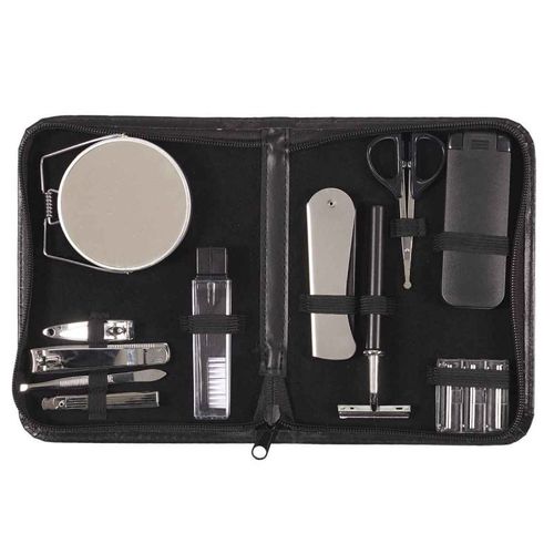 Paris Prix - Coffret De Beauté Homme "15 Accessoires" 29cm Noir