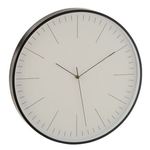 Paris Prix - Horloge Murale Design Ronde "gerbert" 41cm Noir