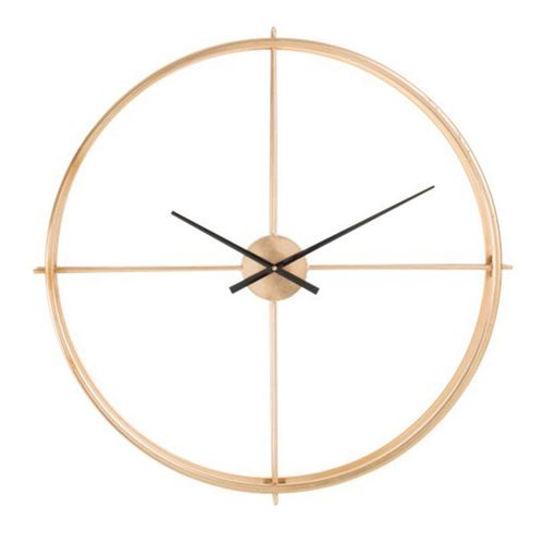 Paris Prix - Horloge Murale Design En Métal "small" 82cm Or