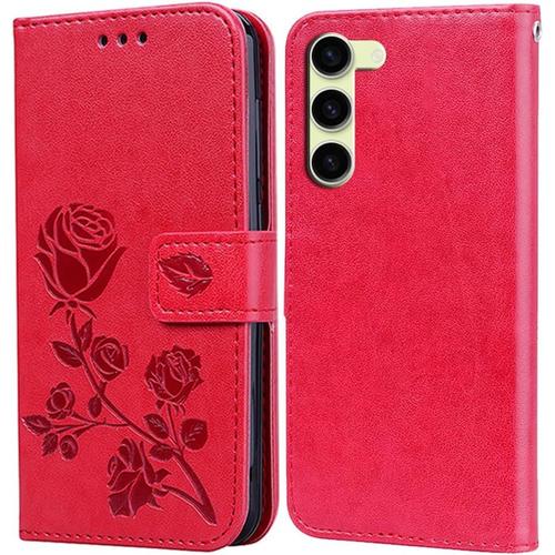 Coque Pour Samsung Galaxy S23, Housse Premium En Cuir Pu Portefeuille Flip Case Cover Protection Pour Etui Samsung Galaxy S23, Magnétique Porte Carte Étui À Rabat Pochette