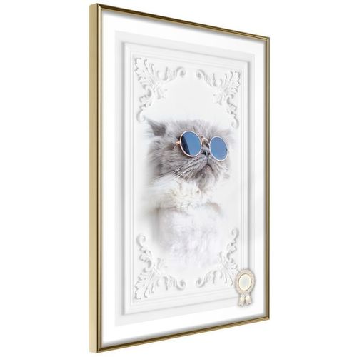 Paris Prix - Affiche Murale Encadrée "Like A Boss" 20 X 30 Cm Or