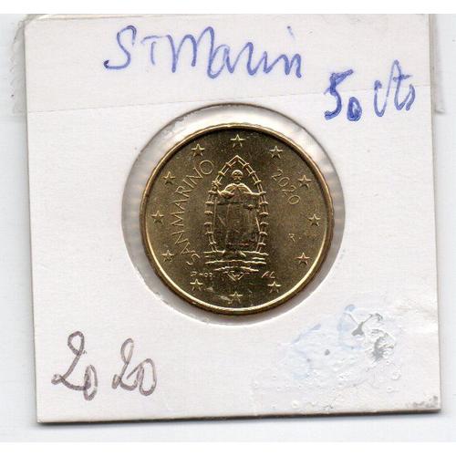 Piece De 50 Centime D Euro 2020 Saint Marin