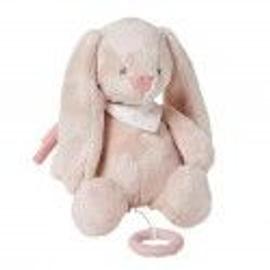 NATTOU doudou lapin musical beige et rose