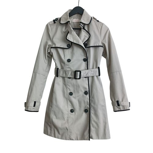 Trench Beige. Parka. Coupe Vent. Camaieu. Taille 36