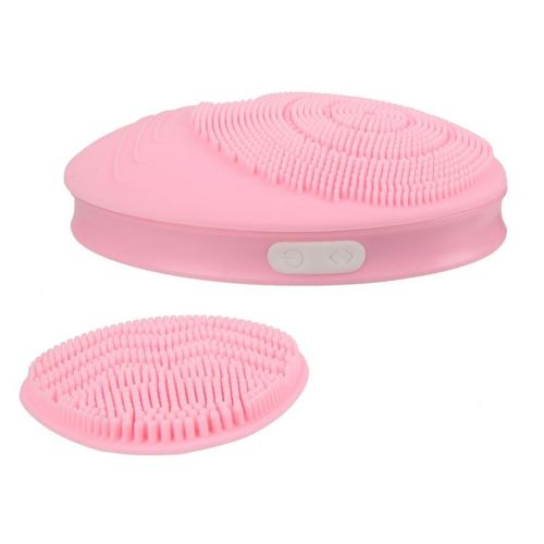 Paris Prix - Brosse Nettoyante Visage "électrique" 10cm Rose