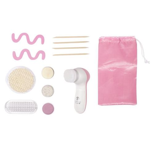 Paris Prix - Coffret Pédicure "14 Accessoires" 13cm Blanc & Rose