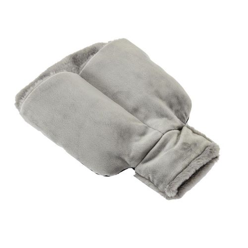 Paris Prix - Bouillotte Pour Chaussons "cocooning" 2l Gris