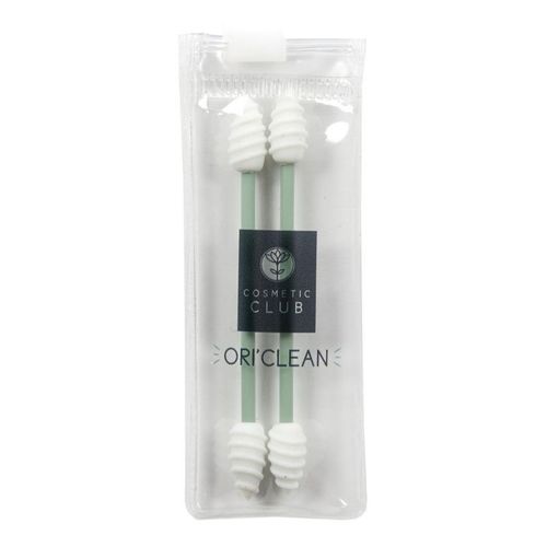 Paris Prix - Lot De 2 Bâtonnets Silicone "oreilles" 9cm Blanc