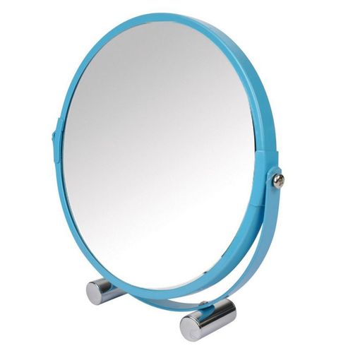 Miroir à Poser Grossissant "Vitamine II" 17cm Bleu