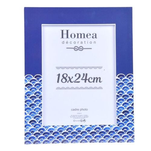 Cadre Photo "Blue Wave" 18x24cm Bleu Indigo