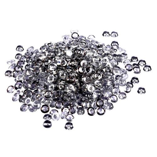 Paris Prix - Perles De Pluie Décoratives "translucide" 110g Noir