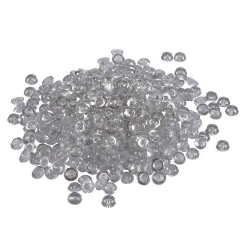 Paris Prix - Perles De Pluie Décoratives "translucide" 110g Gris Clair