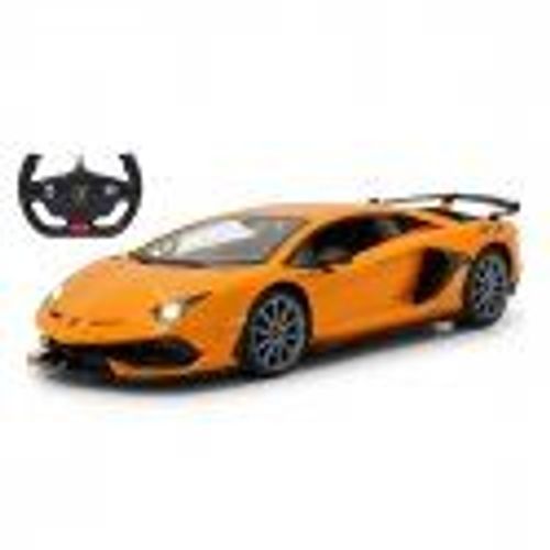 Jamara - 405170 - Lamborghini Aventador Svj - 1 14 - Orange - 2 4 Ghz - Jusqu 1 Heure De Conduite Environ 9 Km H Détails Parfaits Finition De Qualité Supérieure