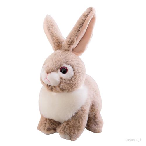 Mignon lapin câlin en peluche, lapin blanc de Pâques en peluche, poupée de  lapin en peluche