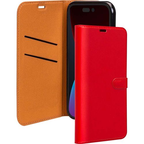 Folio Wallet Iphone 14 Pro Max Rouge Avec Languette De Fermeture Bigben