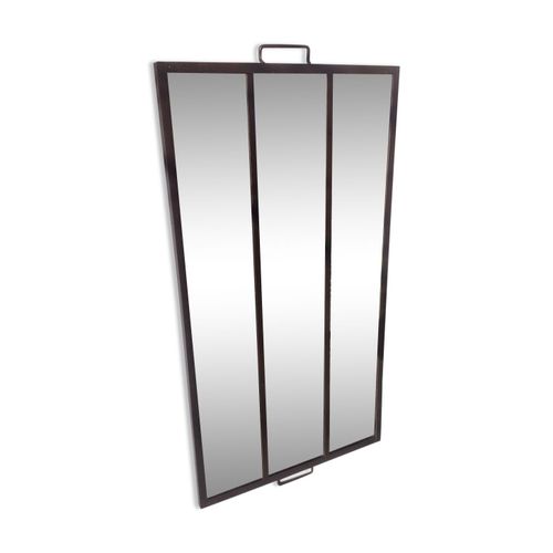 Miroir indus 142 x 72 cm noir