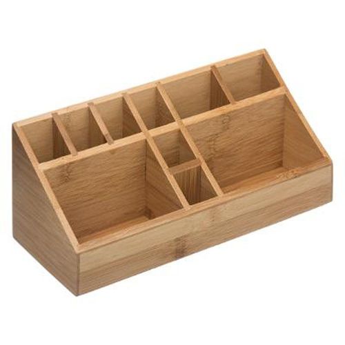 Organiseur Tiroir 10 Compartiments "Wood" 23cm Naturel