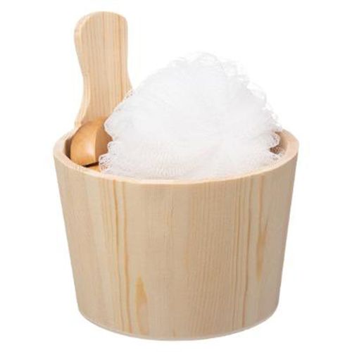Coffret 5 Pièces Salle de Bain "Spa" 16cm Naturel