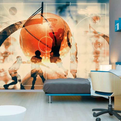 Papier Peint "I Love Basketball!" 175 x 250 cm