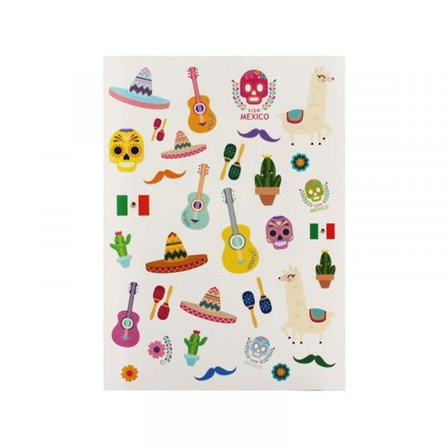 Gommettes Mexico De 1,4 À 5,4 Cm 66 Pièces