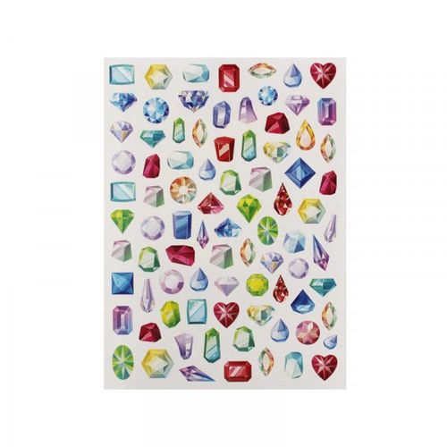 Gommettes Pierres Precieuses De 1 À 2,3 Cm 170 Pièces