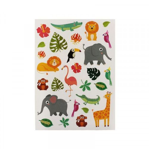 Gommettes Jungle De 1,7 À 7,2 Cm 56 Pièces