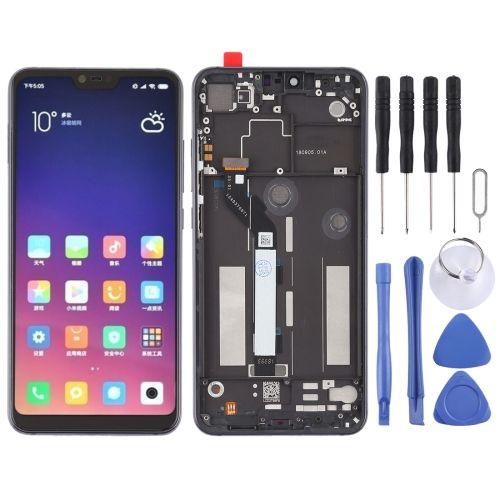 Écran Lcd Tft Pour Xiaomi Mi 8 Lite Digitizer Assemblage Complet Avec Cadre - Noir