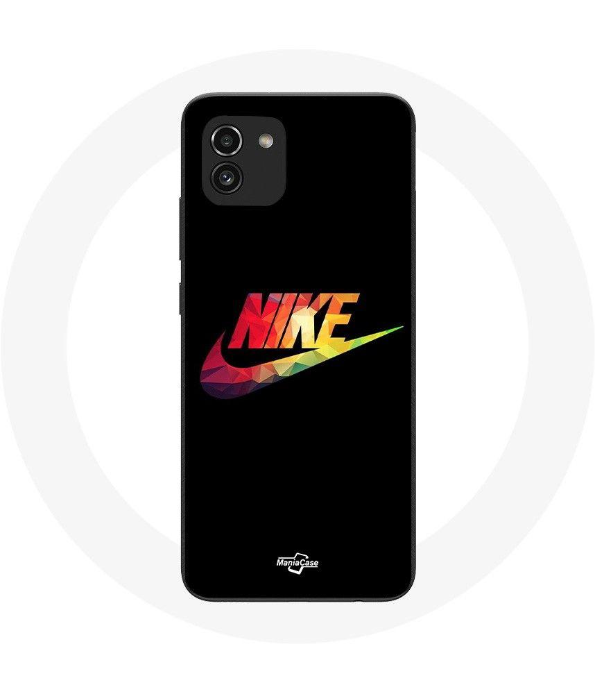 Coque Samsung Galaxy A32 5G nike louis vuitton fond noir