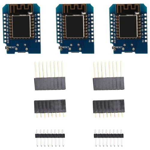 Mini module ESP8266 ESP-12F D1, 4 mo d'octets, carte de développement Internet Wifi WLAN pour Arduino, Wemos D1 Mini Nodemcu, 3 pièces
