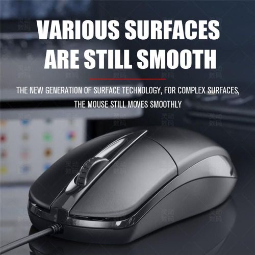 Souris de jeu filaire, Ultra-fine, silencieuse, ergonomique et professionnelle, Usb, accessoire pour ordinateur portable et Notebook