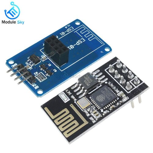 Module sans fil Wi-Fi ESP8266 série, émetteur-récepteur + adaptateur PCB ESP-01S EPS01 pour Arduino, ESP-01