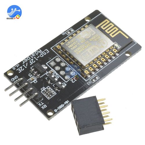 Émetteur-récepteur sans fil avec carte adaptateur pour Arduino, Module WIFI ESP-12E, mise à niveau ESP-12E, ESP8266, ESP-12F