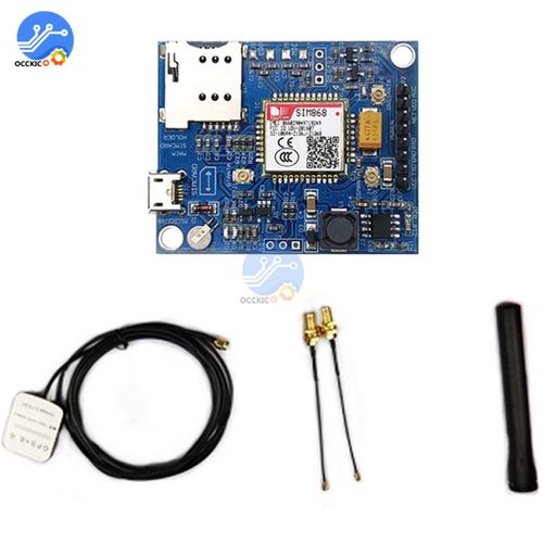 Carte de développement SIM868 GSM/GPRS/Bluetooth/GPS, Module de remplacement SIM808 avec STM32 51, programme pour Raspberry Pi pour Arduino