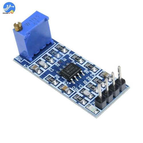 Module d'amplification de Gain 100 fois LM358, carte d'amplification de Signal de son de haut-parleur