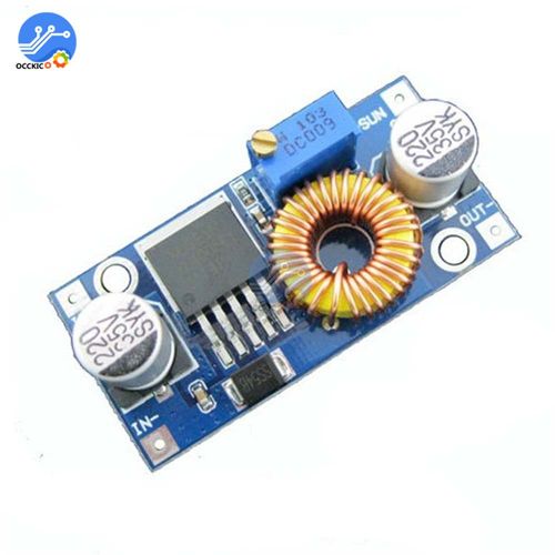 Module D'alimentation Électrique Réglable, 5 A Dc-Dc Buck Xl4005, Régulateur De Tension, Panneau Led, Pilote 5-32v À 0.8-24v