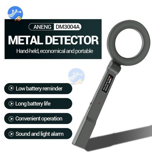 Detecteur de metaux DM3004A Portable et reglable detecteur de metaux localisateur alarme bobine de recherche sensible