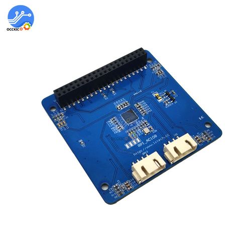 Module de décodeur d'entrée à 4 micro pour Raspberry Pi, carte d'extension de Microphone AC108, module de reconnaissance de programme pratique et vocal intelligent