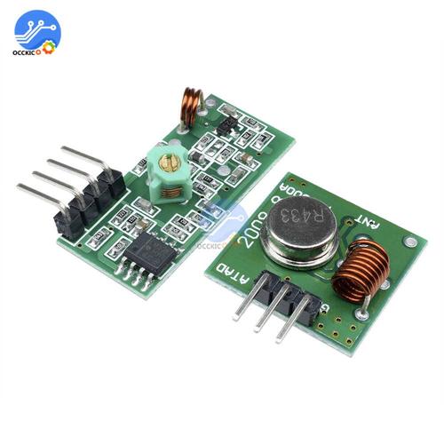 Module Émetteur-Récepteur Rf 433mhz, 1lot = 1 Paire (2 Pièces), Kit De Liaison Pour Arduino/Arm/Mcu Wl, Bricolage Sans Fil 433mhz