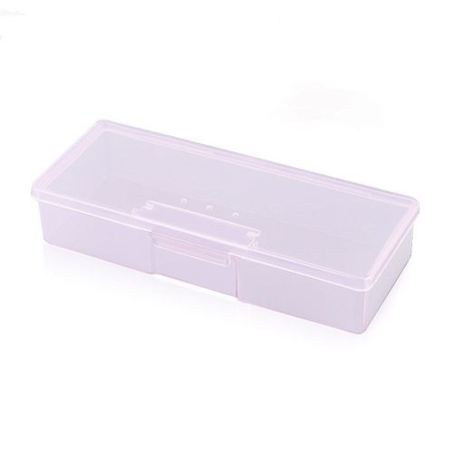 Boîte à outils spéciale transparente/rose 2022, stylo à ongles, boîte de rangement, petite boîte de rangement, petits objets ménagers, outil de rangement