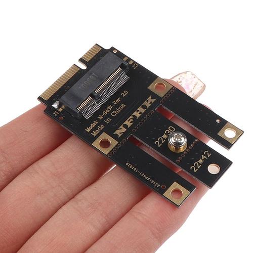 Adaptateur sans fil M.2 NGFF vers mini pci-e (pcie + usb), carte wifi et bluetooth