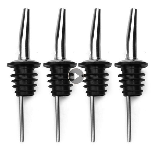 Bouchon De Bouteille De Vin En Acier Inoxydable, Verseur D'huile D'olive, Bec Distributeur De Bouteille En Verre, Bouchon De Bec, Outils De Bouche 1 Pièce