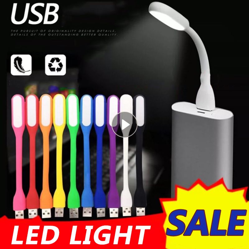 Mini Lampe Led Portable Usb En Pvc, 5v, 1.2w, Idéale Pour La Lecture, Le Bureau, Pc, Ordinateur Portable, Notebook