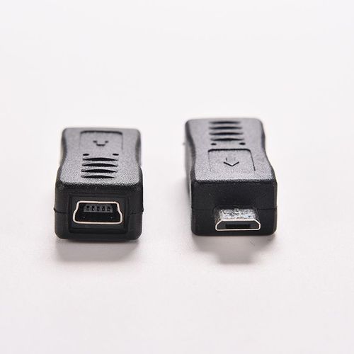 Adaptateur Micro USB mâle vers Mini USB femelle, convertisseur de connecteur pour téléphones mobiles MP3