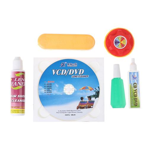 Kit d'entretien de lecteur CD DVD Rom 4 en 1, Kit de nettoyage des lentilles, accessoires d'ordinateur portable